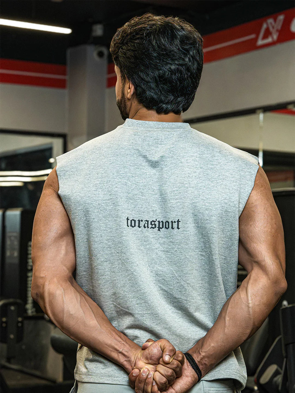 Conquer Tank Top- Gray