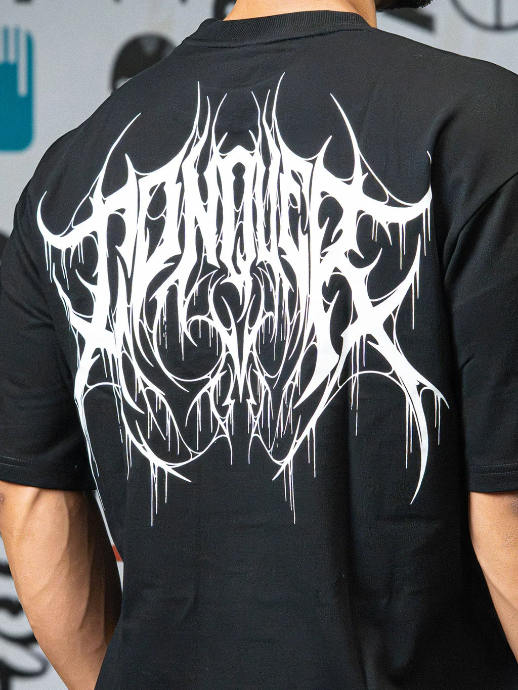 Chaos Oversized Tee- Black