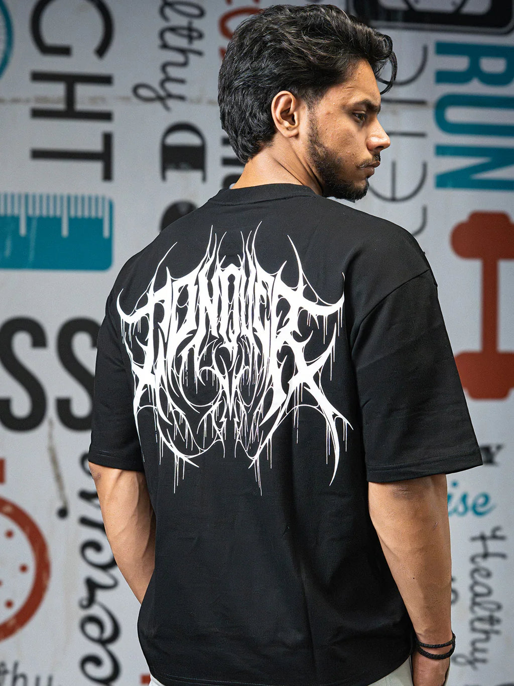Chaos Oversized Tee- Black