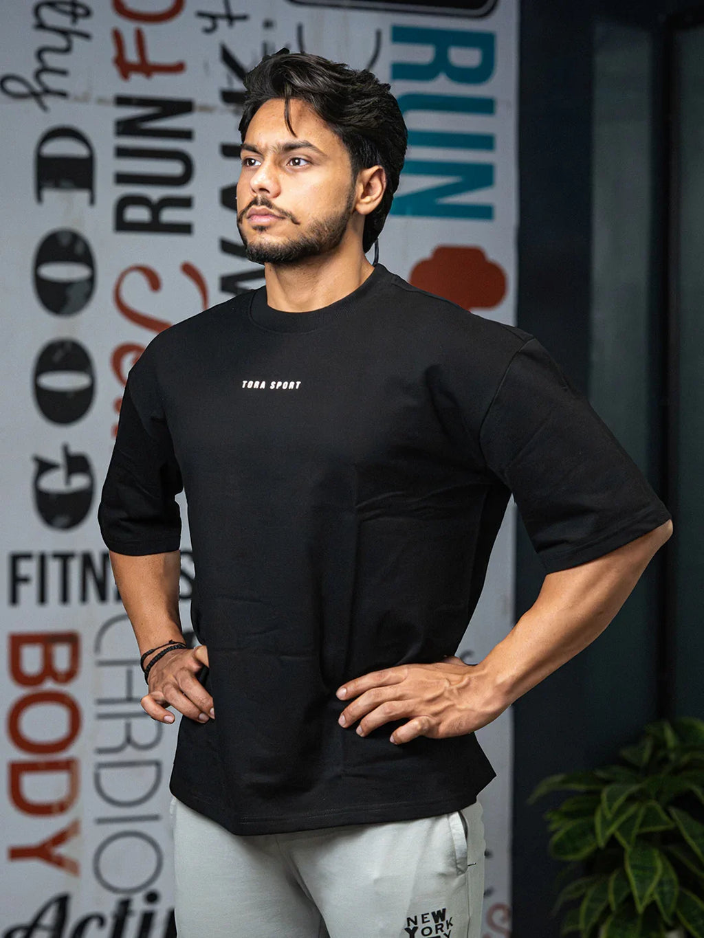 Chaos Oversized Tee- Black